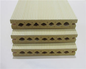 Anti-UV WPC Composite Decking Boards Anti-insect With Hollw Section Board